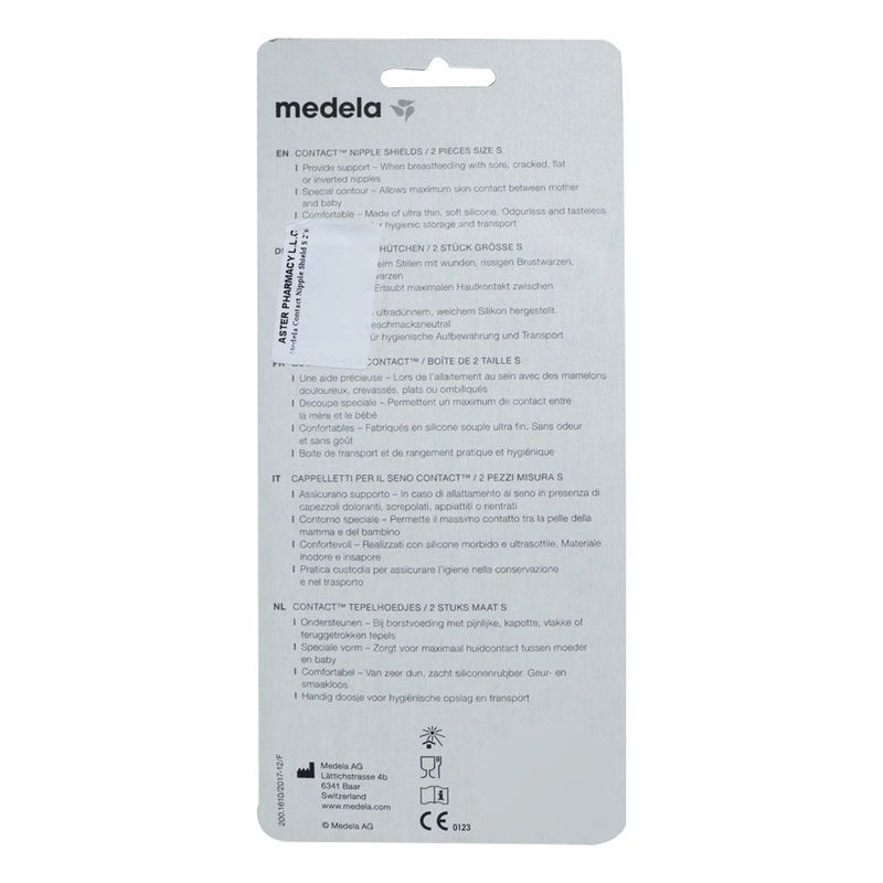 Medela Contact Nipple Shield and Case 16 mm Small 2's