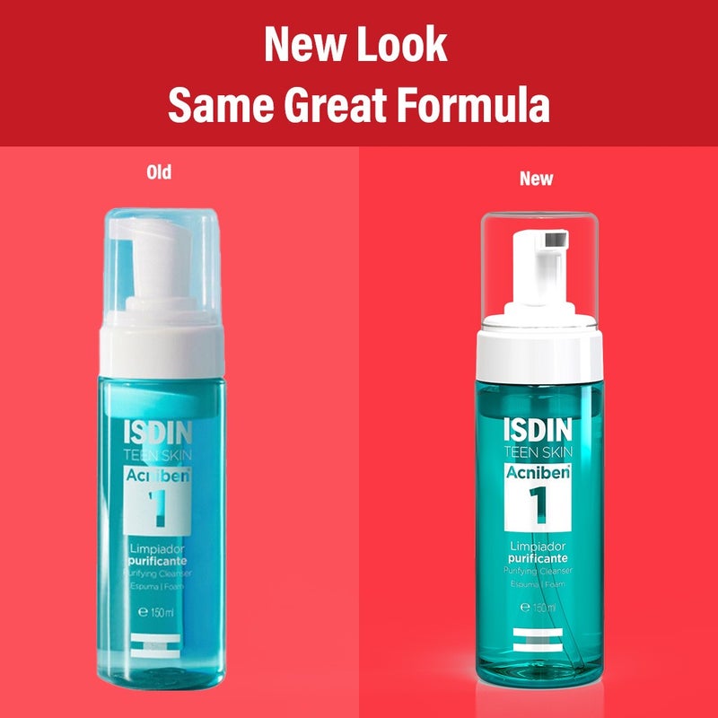 Isdin Teen Skin Acniben Purifying Cleanser Foam 150 mL