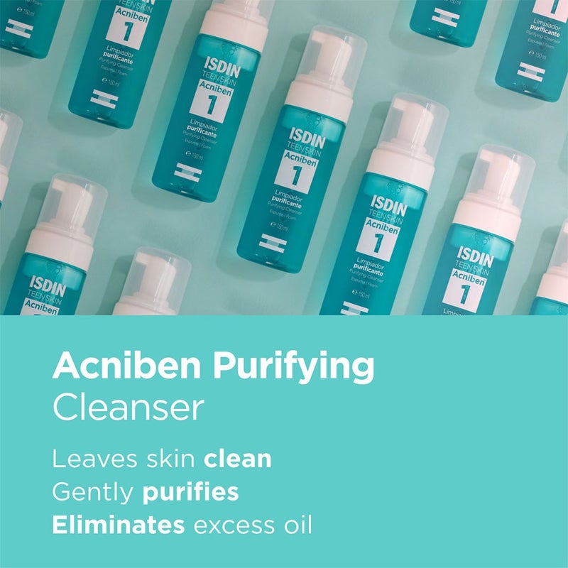 Isdin Teen Skin Acniben Purifying Cleanser Foam 150 mL
