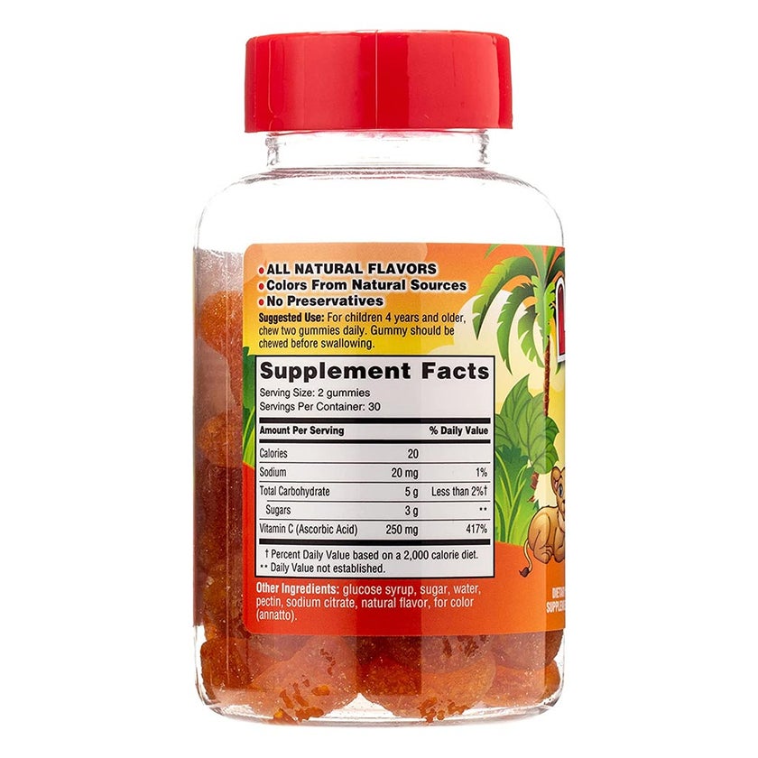 Leona's Vitamin C Kids Gummy vitamins, Pack of 60's
