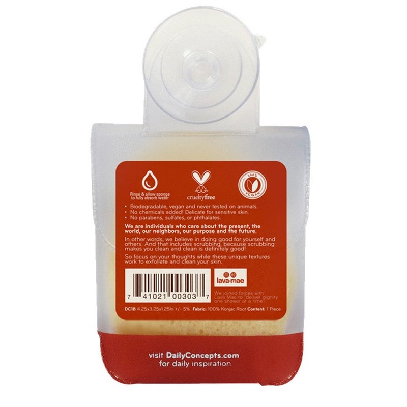 Daily Concepts Your Konjac Sponge Turmeric DC18