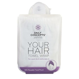 Daily Concepts Your Hair Towel Wrap White DC21