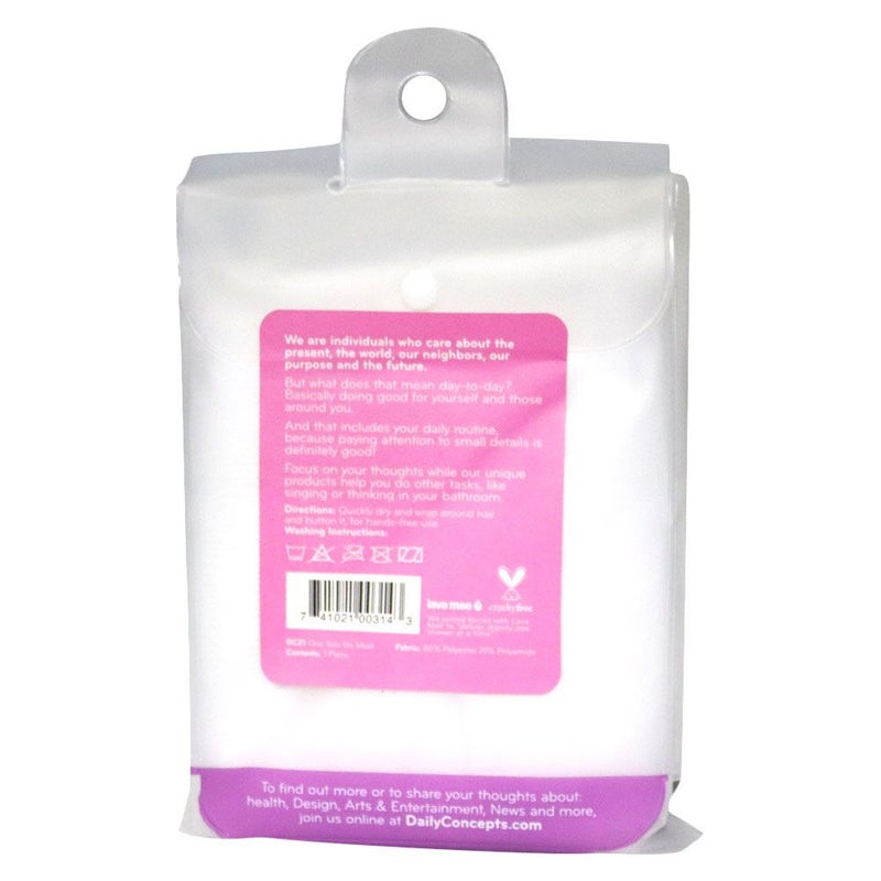 Daily Concepts Your Hair Towel Wrap White DC21