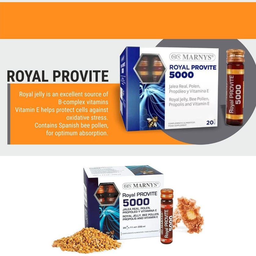 Marnys Royal Provite 5000 Vials 11ml, Pack of 20's