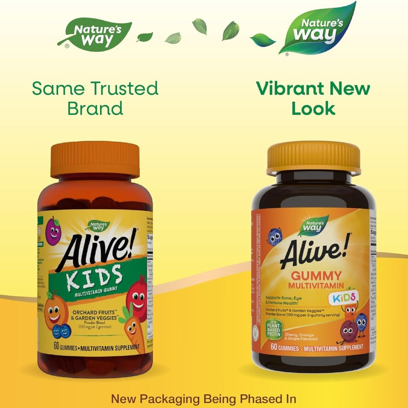 Alive Multi-Vitamin For Children Gummies, Pack of 60's
