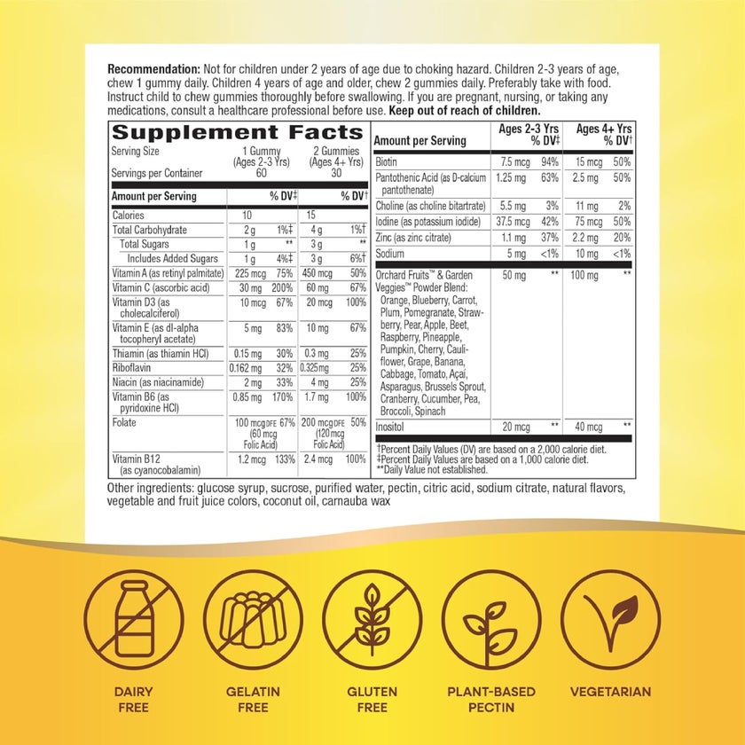 Alive Multi-Vitamin For Children Gummies, Pack of 60's