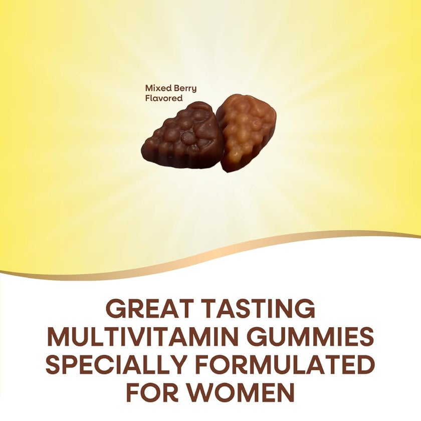 Alive Women's Multivitamin Gummies With Orchard Fruits & Garden Veggies, Pack of 60's