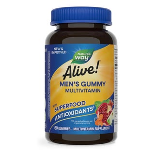 Alive Men's Multivitamin Gummies With Orchard Fruits & Garden Veggies, Pack of 60's