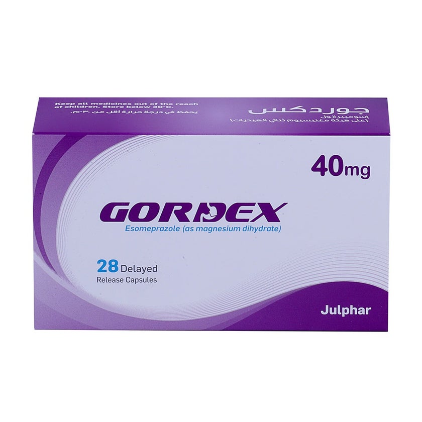 Gordex 40mg Capsules, Pack of 28's