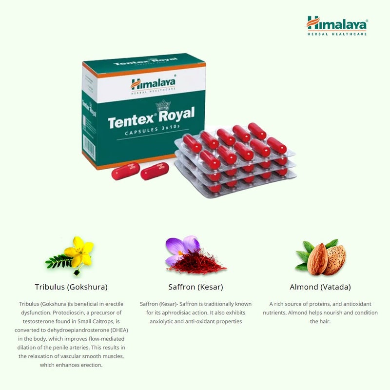 Himalaya Tentex Royal Capsules 30's
