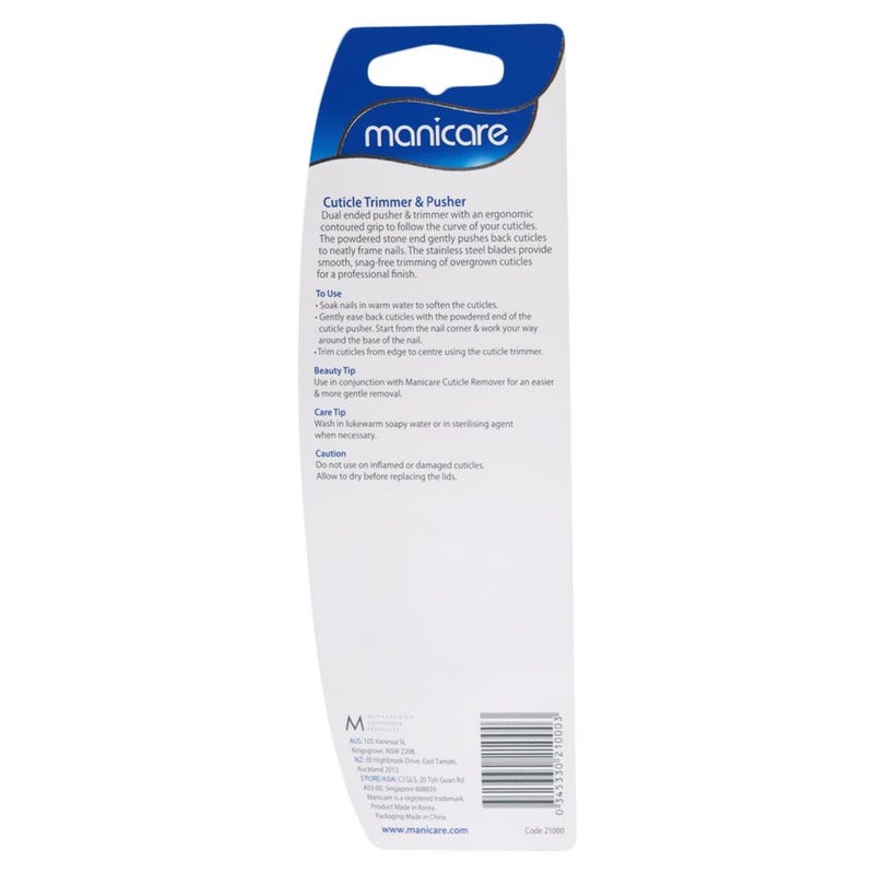 Manicare Cuticle Trimmer & Pusher