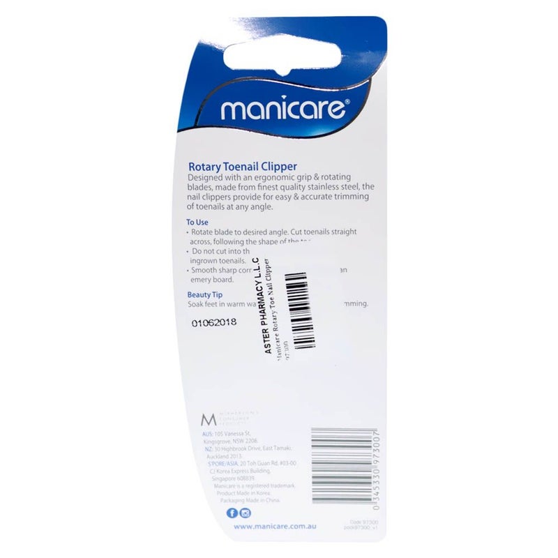 Manicare Rotary Toe Nail Clipper