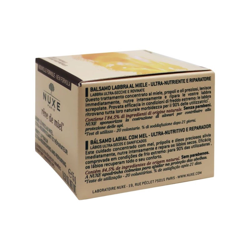 Nuxe Reve de Miel Ultra-Nourishing and Repairing Honey Lip Balm 15 g