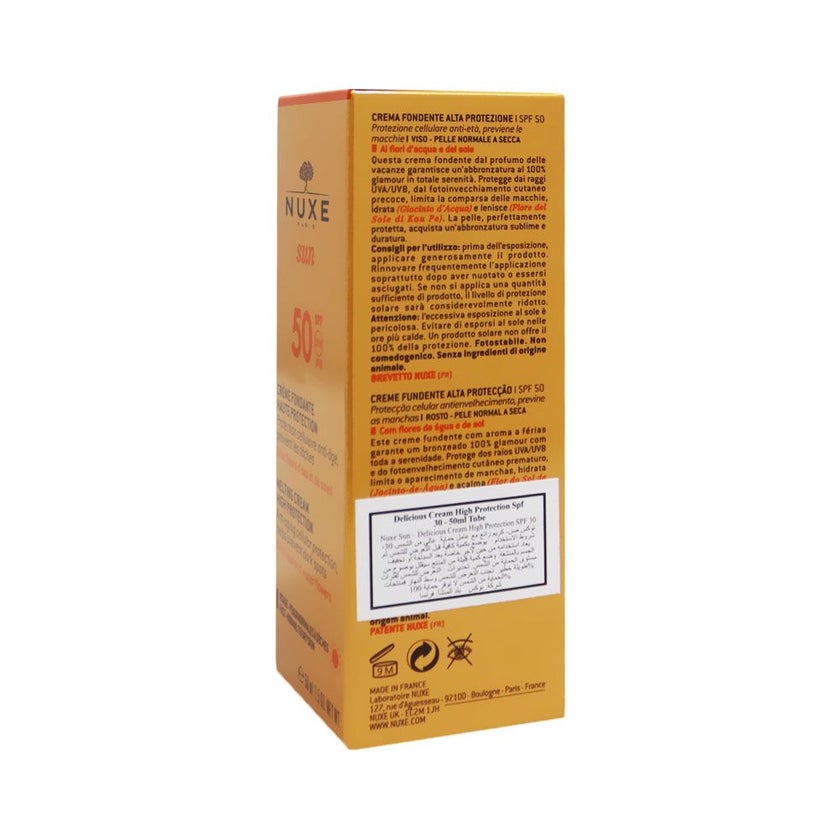 Nuxe Sun SPF50 High Protection Melting Cream 50ml