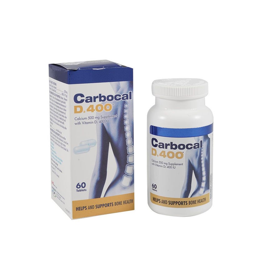 Carbocal D 400 Tablets, Pack of 60's