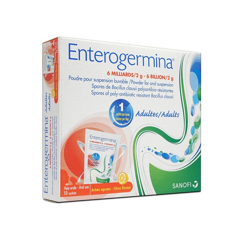 Enterogermina Adult 6 Billion Suspension Sachets, Pack of 10's