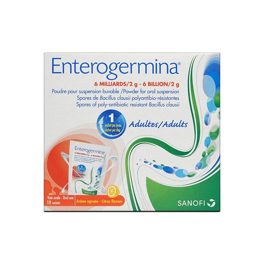 Enterogermina Adult 6 Billion Suspension Sachets, Pack of 10's