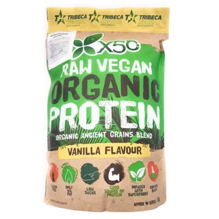 X50 Raw Vegan Organic Protein Powder Vanilla 1000 g