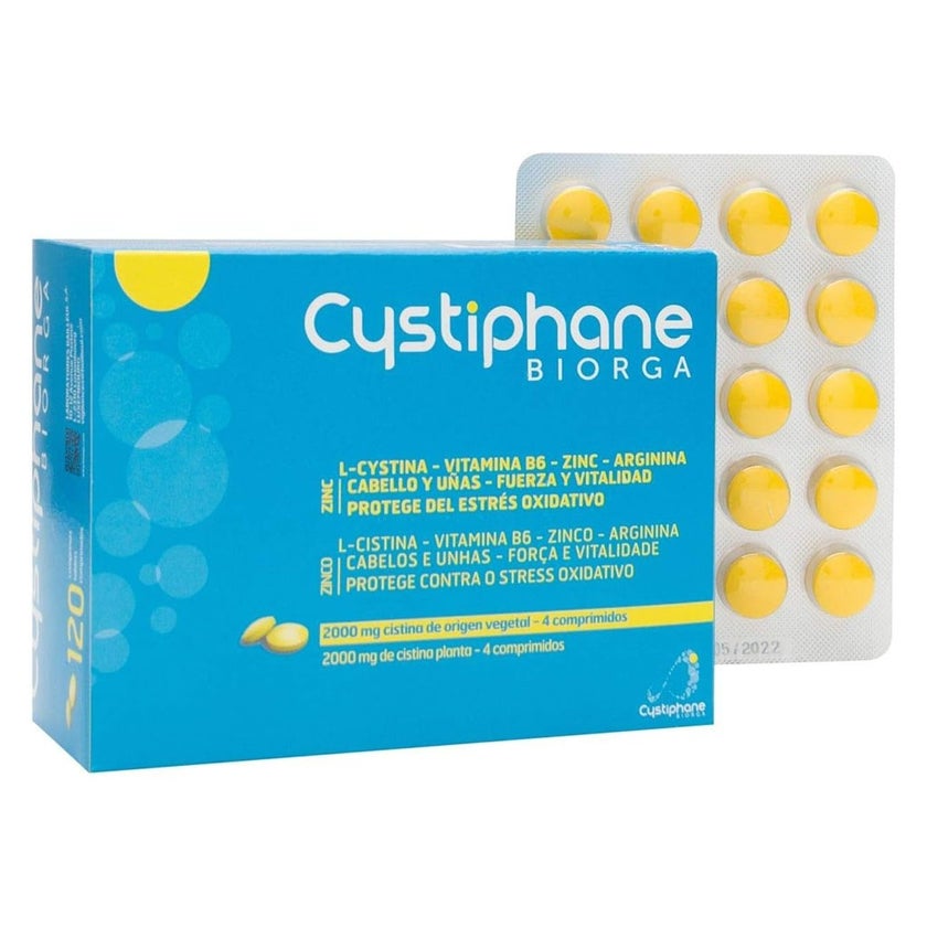 Biorga Cystiphane Hair & Nails Supplement Tablets, Pack of 120's