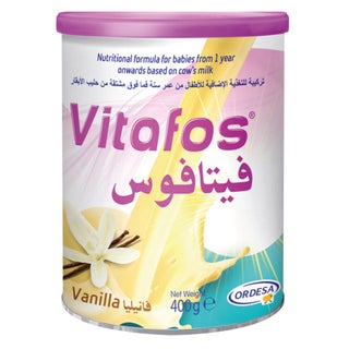 Vitafos Nutritional Growing Up Children's Milk Formula For 1-10 Years Vanilla Flavour 400g