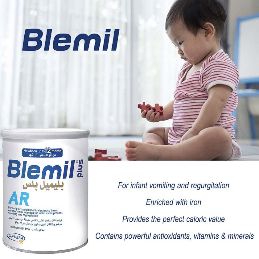 Blemil Plus AR Anti Regurgitation Infant Milk Formula For 0 To 12 Months 400g