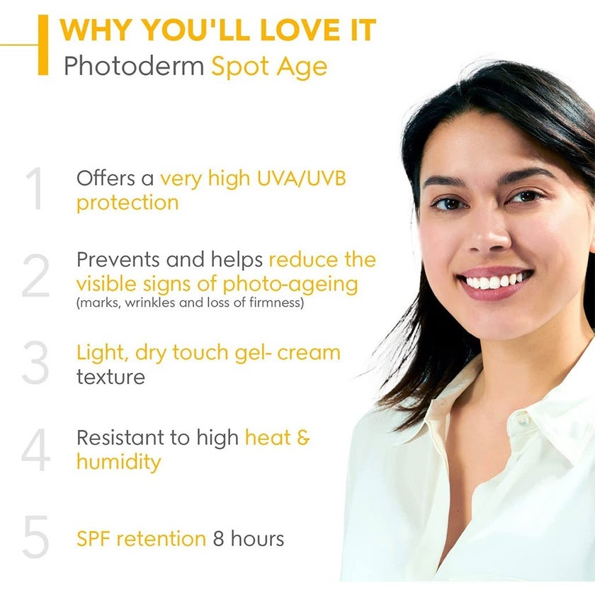 Bioderma Photoderm Spot-Age SPF50+ Antispot & Antioxidant Sunscreen Gel-Cream 40ml