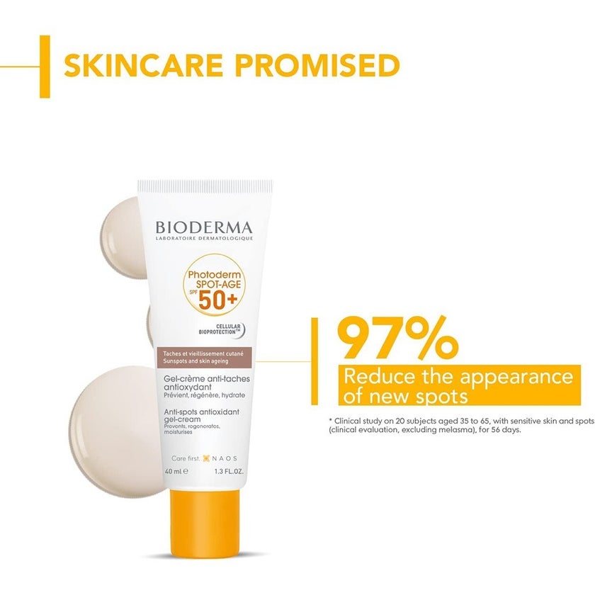 Bioderma Photoderm Spot-Age SPF50+ Antispot & Antioxidant Sunscreen Gel-Cream 40ml