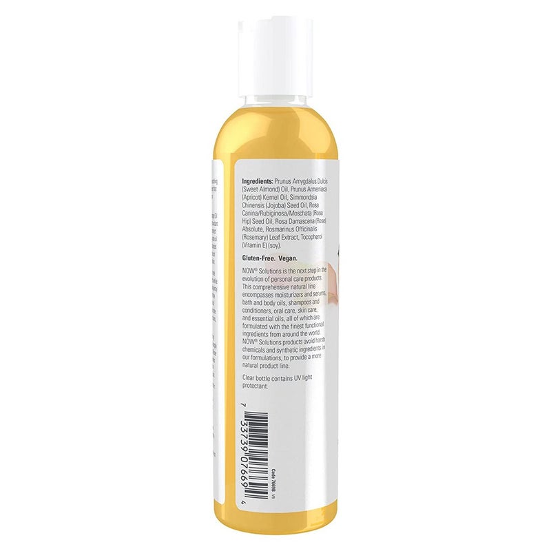 Now Solutions Tranquil Rose Massage Oil For Healthy Skin 237ml