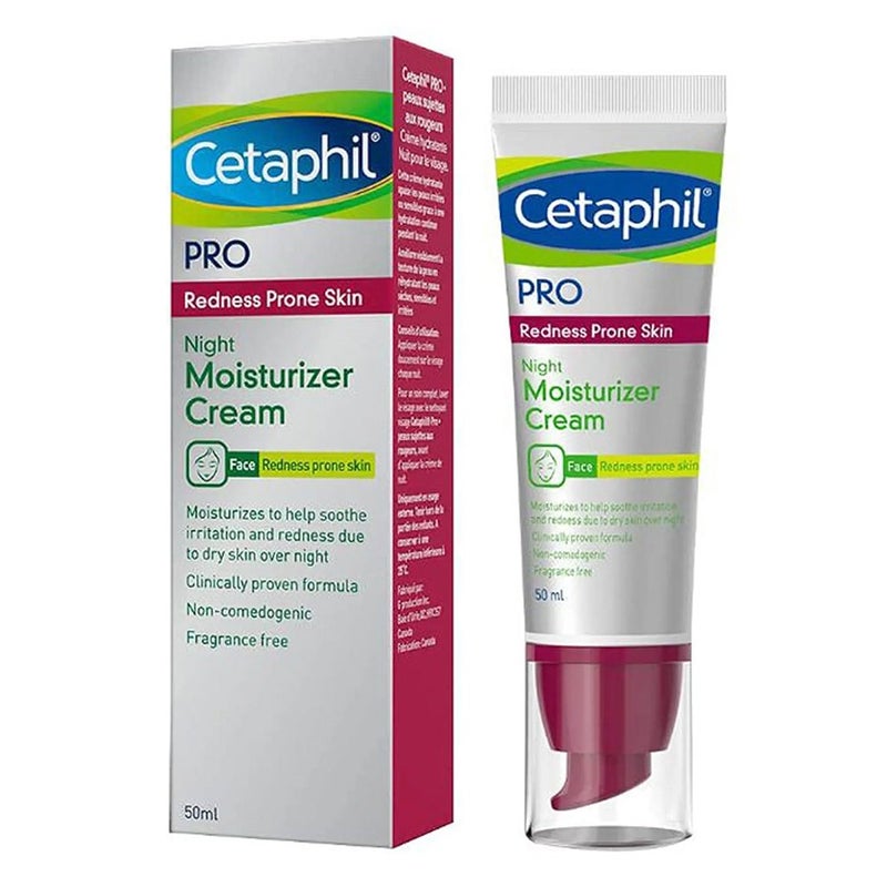 Cetaphil Pro Redness Prone Skin Moisturizer Night Cream 50ml