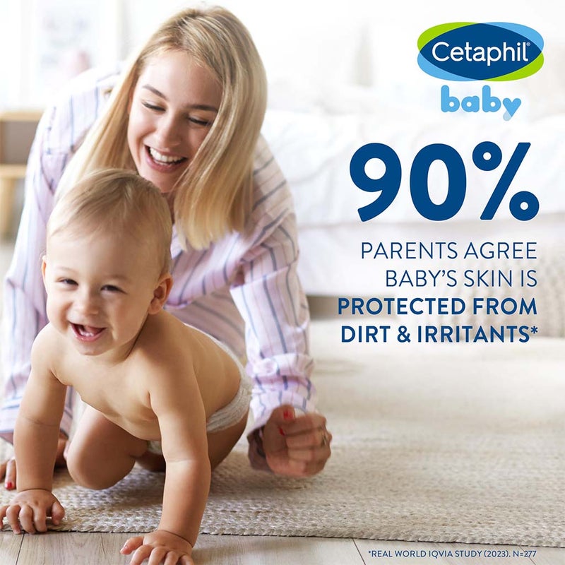 Cetaphil Baby Gentle Foaming Wash and Shampoo With Organic Calendula, Unscented, 400ml