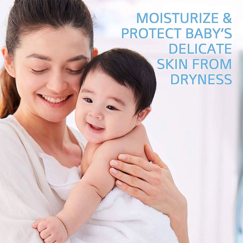 Cetaphil Baby Daily Lotion With Organic Calendula, Delicate Face & Body Moisturizer for Sensitive Skin, Unscented, 400ml