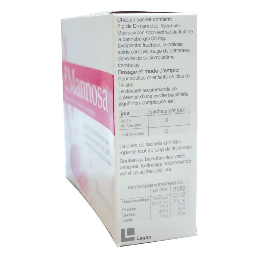 D Mannosa Oral Sachets 4g, Pack of 14's