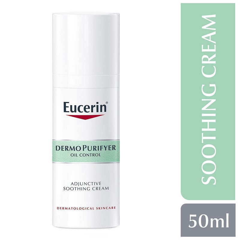 Eucerin Dermo Purifyer Oil Control Adjunctive Soothing Cream For Blemish Prone Skin 50ml
