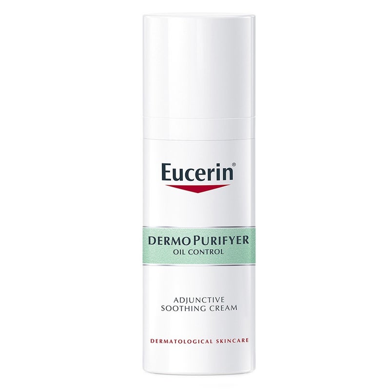 Eucerin Dermo Purifyer Oil Control Adjunctive Soothing Cream For Blemish Prone Skin 50ml