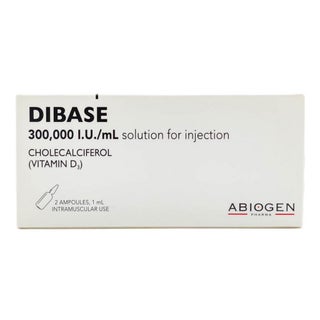Dibase 300,000IU/ml Intramuscular Solution For Injection Ampoules 1ml, Pack of 2’s