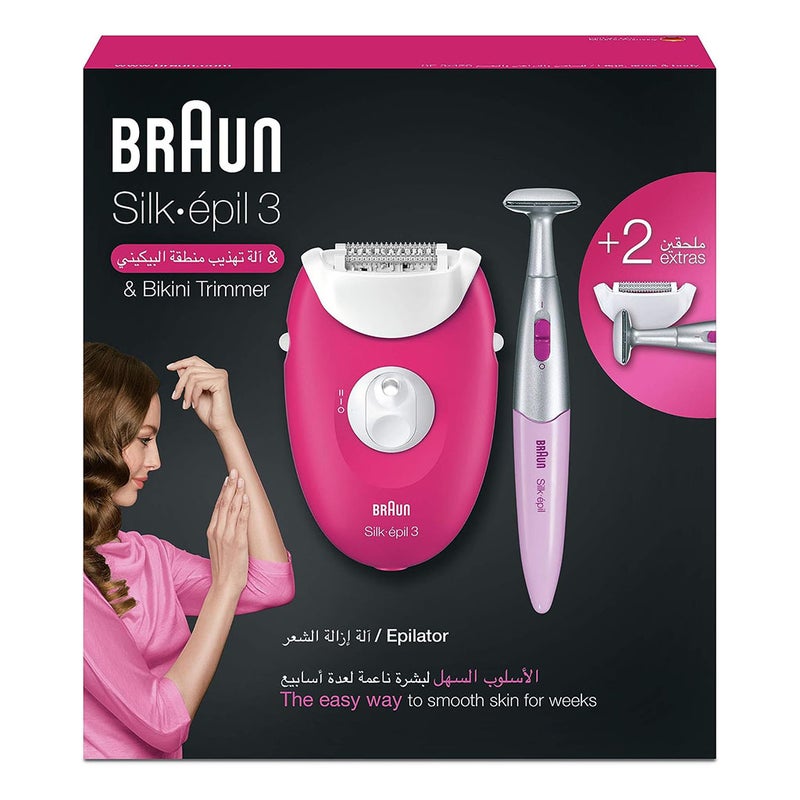 Braun Silk Epil 3 SE 3-420 Epilator & Bikini Trimmer