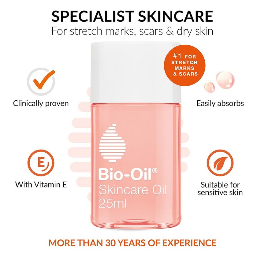 Bio-Oil Moisturising Skincare Oil For Scars & Stretch Marks 25ml