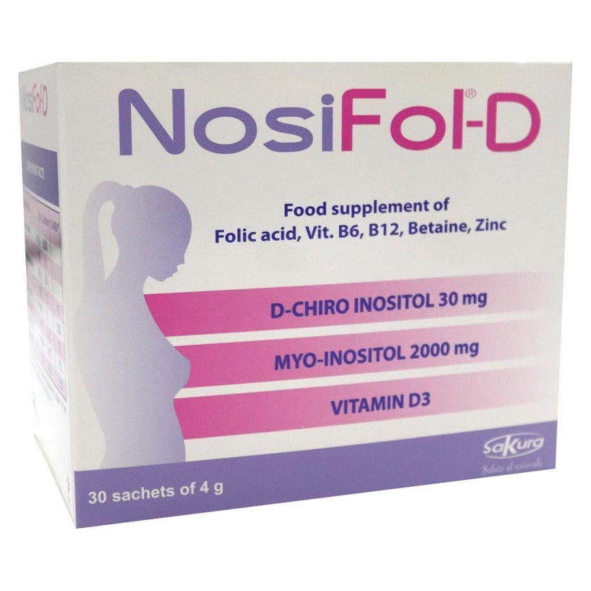 Nosifol-D Powder Food Supplement Sachet 4g, Pack of 30's