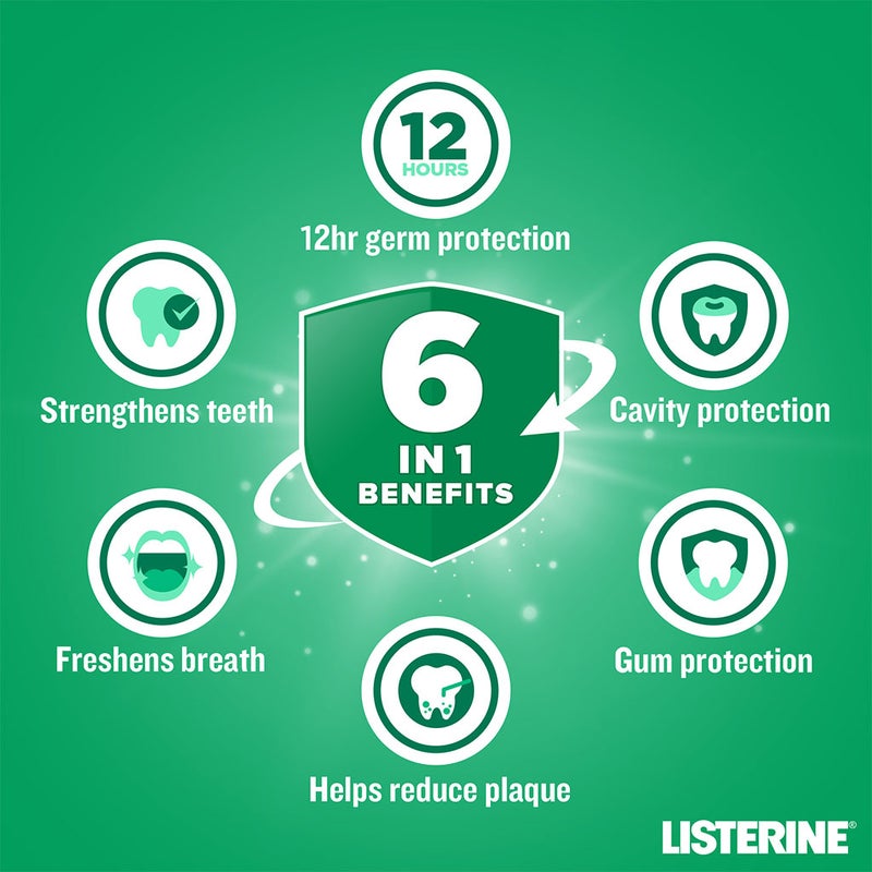 Listerine Total Care Gum Protect Mild Taste Mouthwash With Zero Alcohol 250ml 