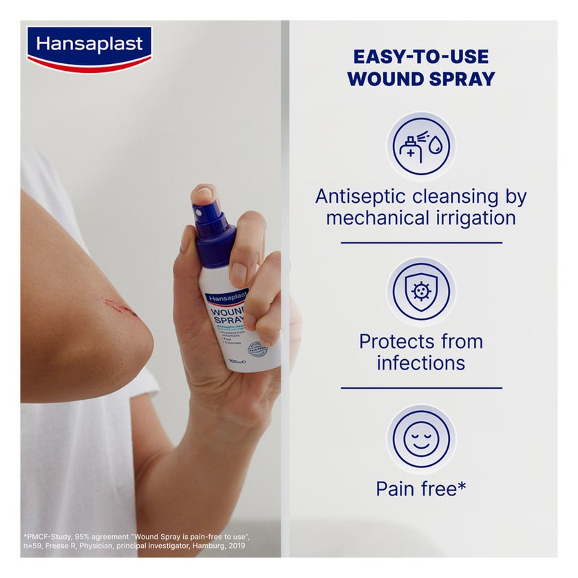 Hansaplast Antiseptic Wound Cleansing Spray 100ml