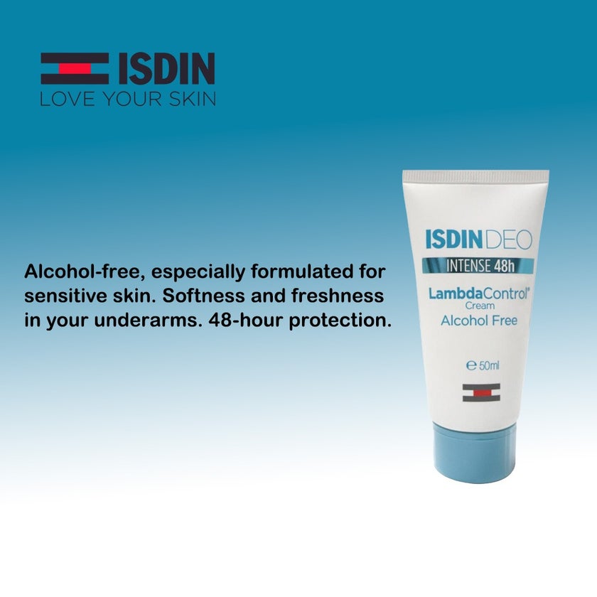 Isdin Deo Lambda Control Intense 48 Hour Cream 50ml