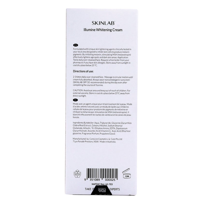 Skinlab Illumine Whitening Cream SPF15 50ml
