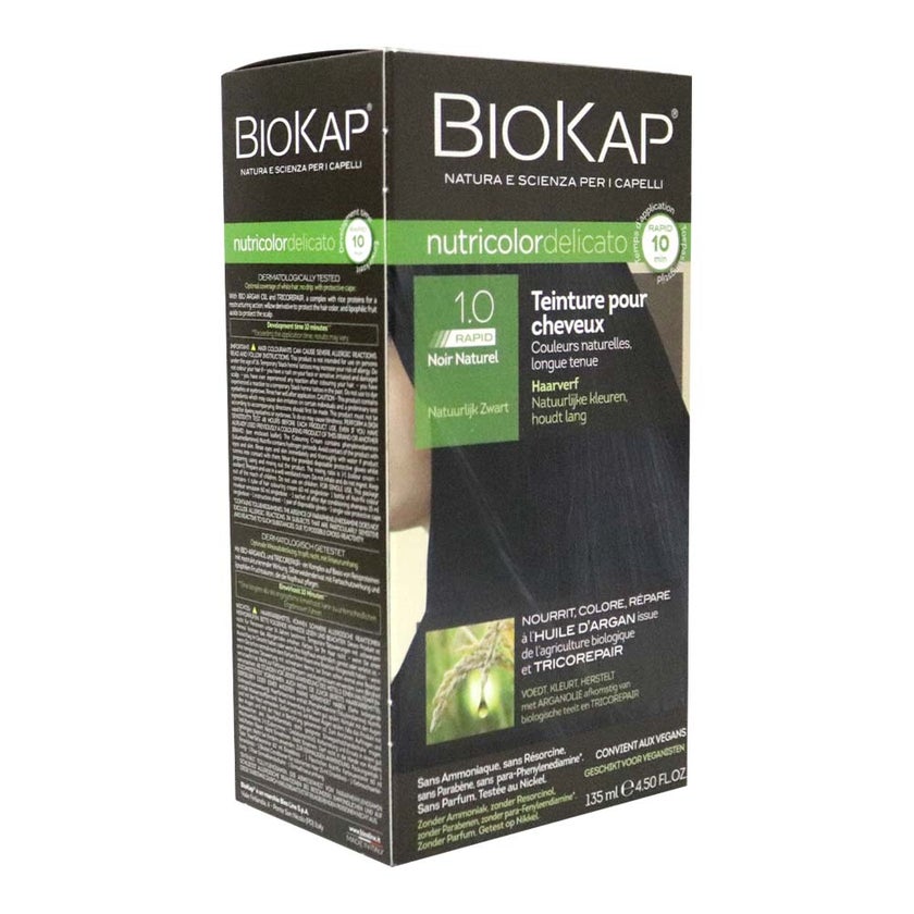Biokap Nutricolor Delicato Rapid 1.0 Natural Black 135ml