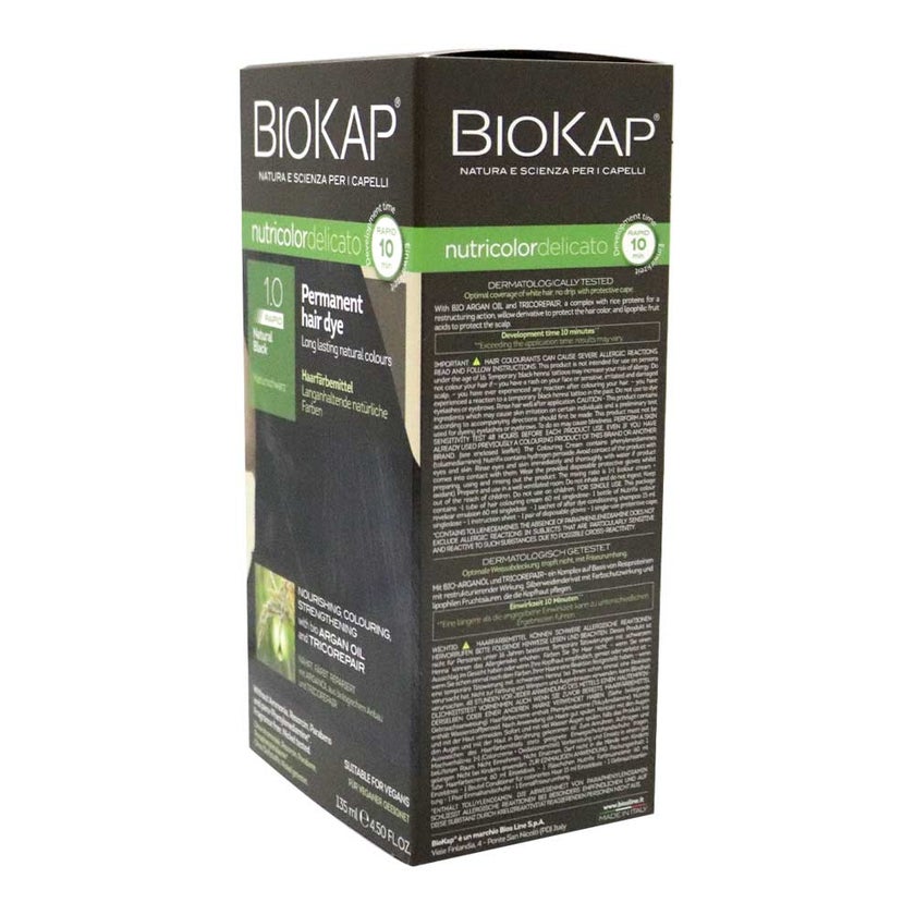 Biokap Nutricolor Delicato Rapid 1.0 Natural Black 135ml