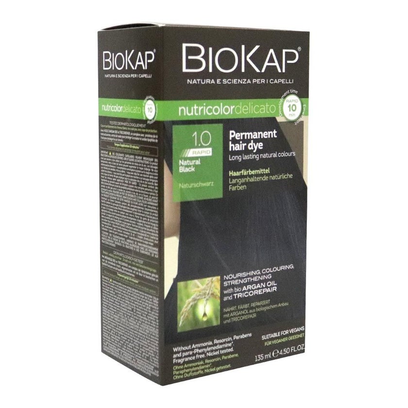 Biokap Nutricolor Delicato Rapid 1.0 Natural Black 135ml