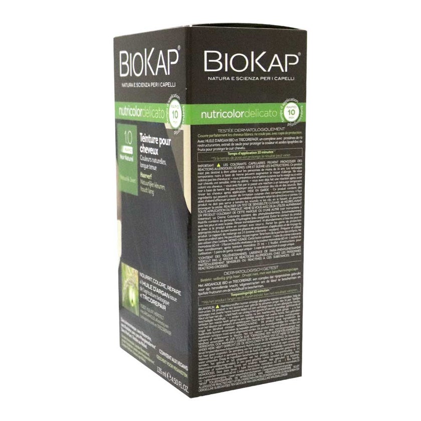 Biokap Nutricolor Delicato Rapid 1.0 Natural Black 135ml