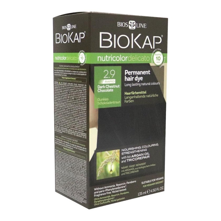 Biokap Nutricolor Delicato Rapid 2.9 Dark Chestnut Chocolate 135ml