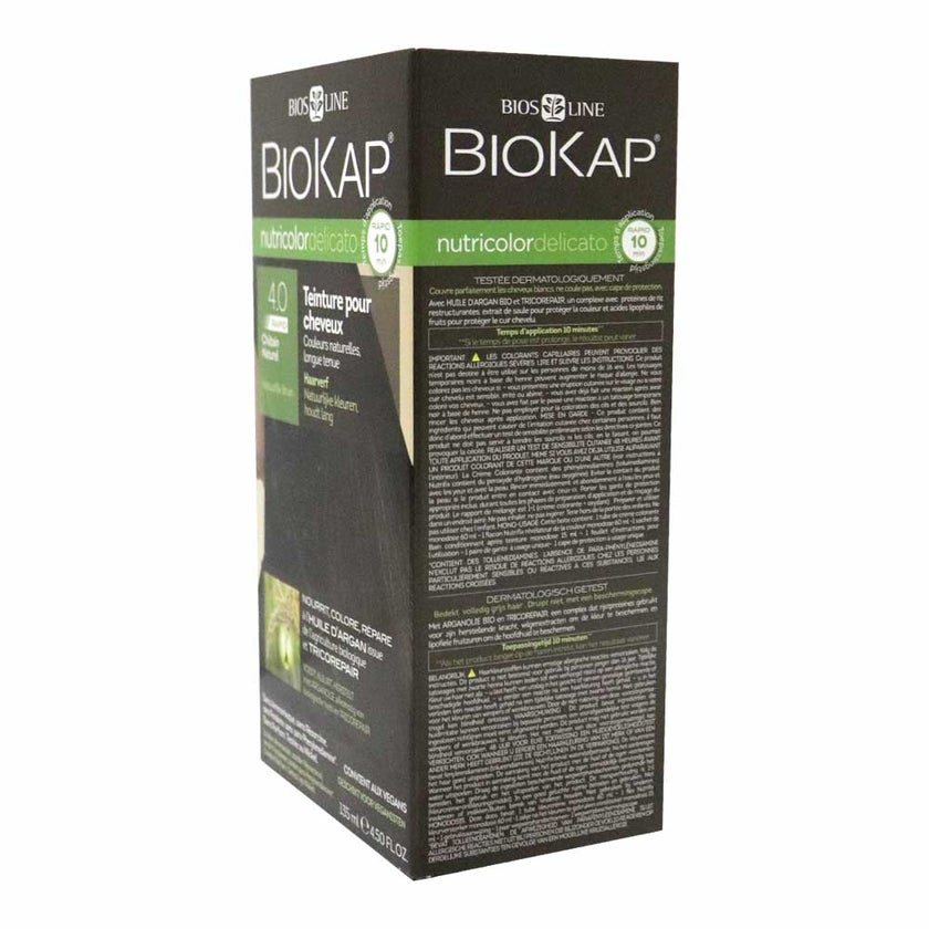 Biokap Nutricolor Delicato Rapid 4.00 Natural Brown 135ml