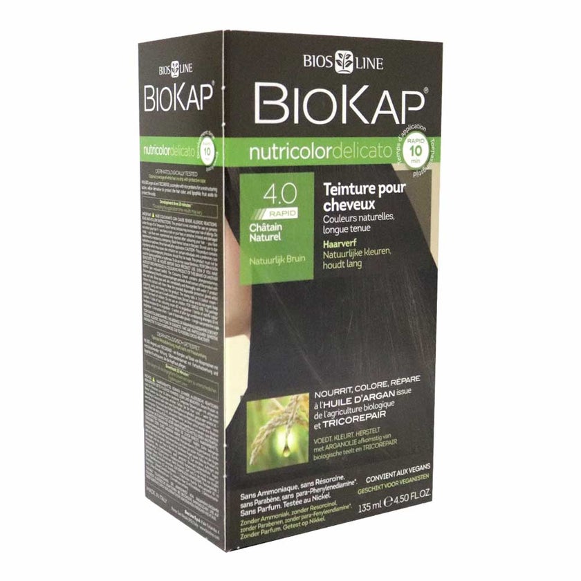 Biokap Nutricolor Delicato Rapid 4.00 Natural Brown 135ml