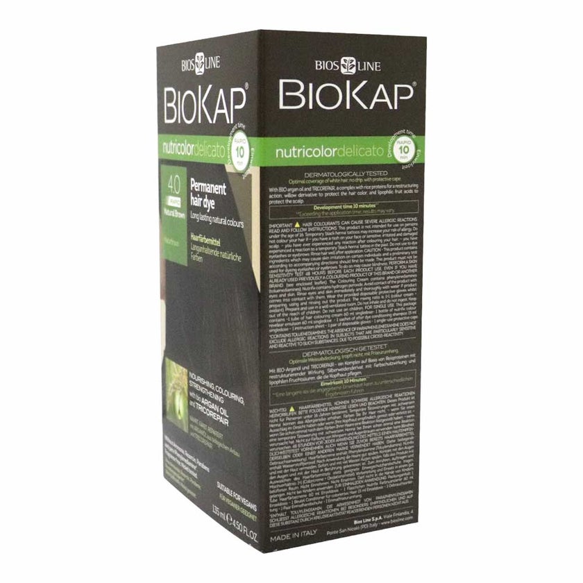 Biokap Nutricolor Delicato Rapid 4.00 Natural Brown 135ml